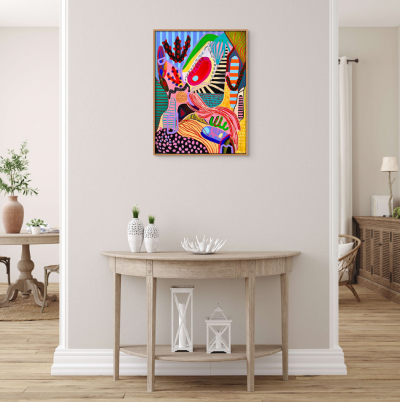 Daniela Marin Barotr pico III Abstract painting 2023
