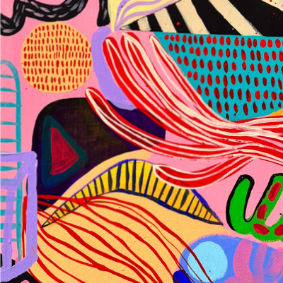 Daniela Marin Barotr pico III Abstract painting 2023