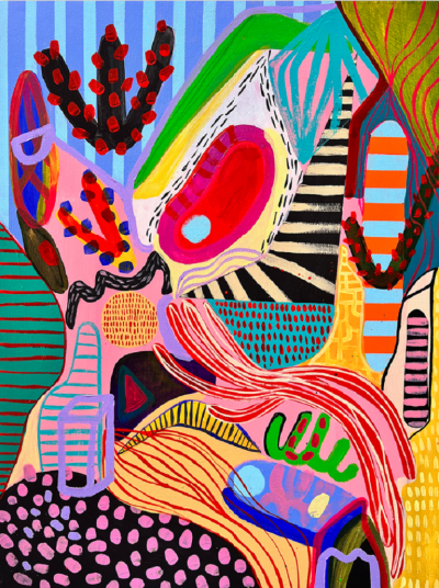 Daniela Marin Barotr pico III Abstract painting 2023
