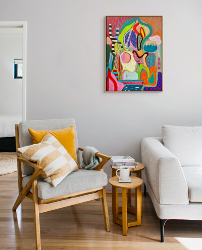Daniela Marin Barotr pico V Abstract painting 2023