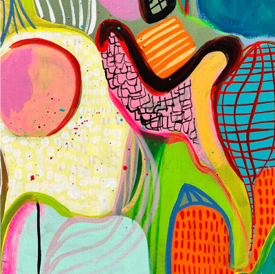 Daniela Marin Barotr pico V Abstract painting 2023
