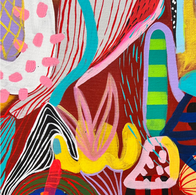 Daniela Marin Barotr pico VIII Abstract painting 2023