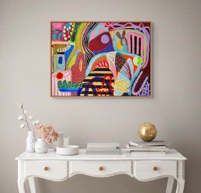 Daniela Marin Barotr pico X Abstract painting 2023