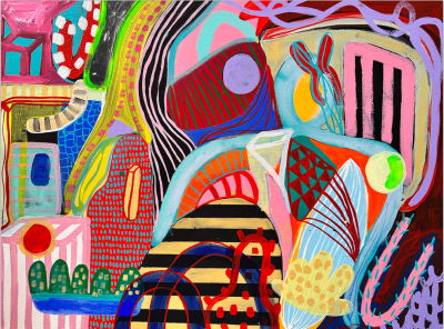 Daniela Marin Barotr pico X Abstract painting 2023