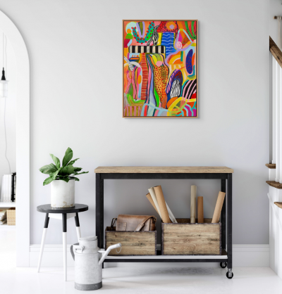 Daniela Marin Barotr pico XI Abstract painting 2023