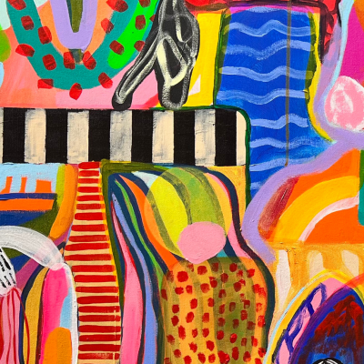Daniela Marin Barotr pico XI Abstract painting 2023