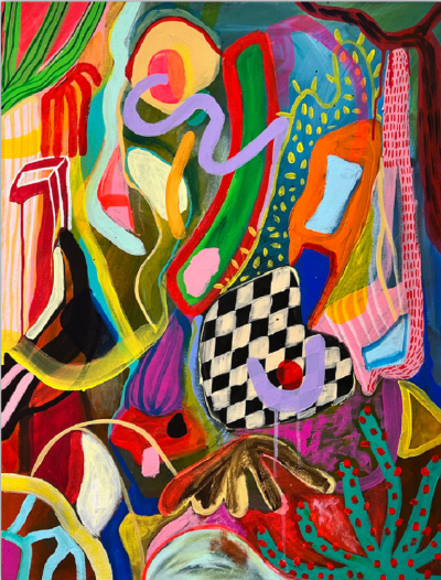 Daniela Marin Barotr pico XII Abstract painting 2023