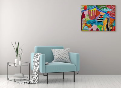 Daniela Marin Barotropico IV Abstract painting 2023