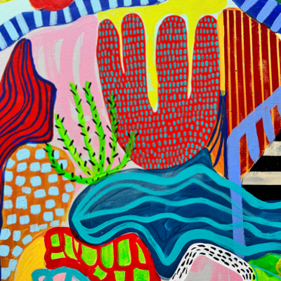 Daniela Marin Barotropico IV Abstract painting 2023