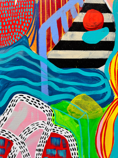 Daniela Marin Barotropico IV Abstract painting 2023