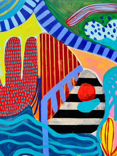 Daniela Marin Barotropico IV Abstract painting 2023