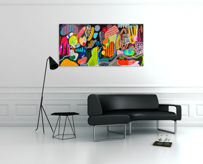 Daniela Marin Creation II Abstract painting 2022