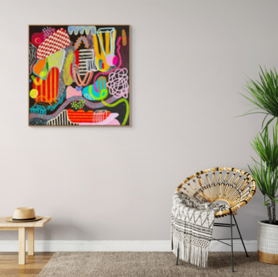 Daniela Marin Creation II Abstract painting 2022