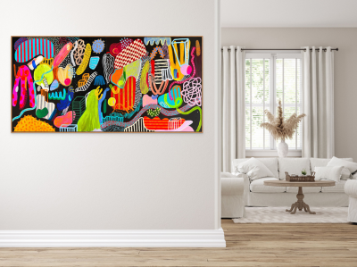 Daniela Marin Creation II Abstract painting 2022