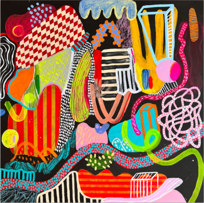 Daniela Marin Creation II Abstract painting 2022