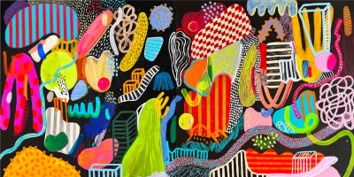Daniela Marin Creation II Abstract painting 2022