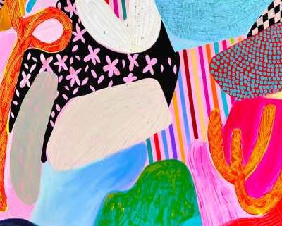 Daniela Marin Kaleidoscope Abstract painting 2022