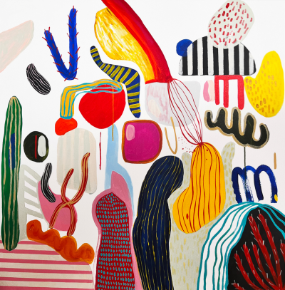 Daniela Marin Medusae II Abstract painting 2023