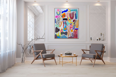 Daniela Marin Paradiso I Abstract painting 2023