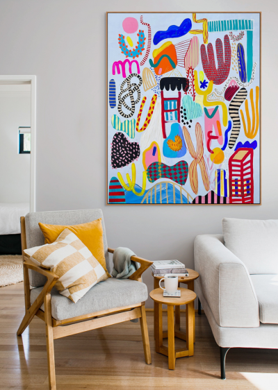 Daniela Marin Paradiso I Abstract painting 2023
