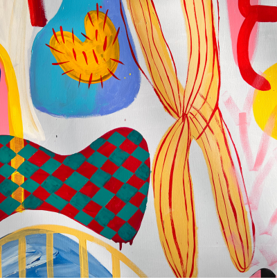 Daniela Marin Paradiso I Abstract painting 2023