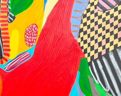 Daniela Marin Through my window I Abstract painting 2022