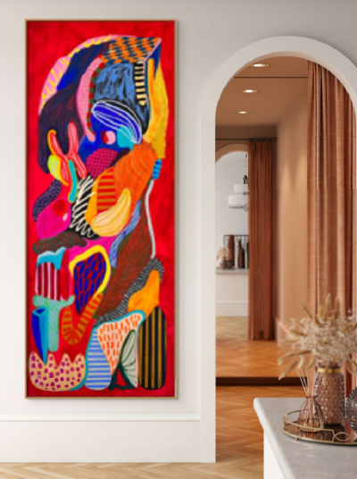 Daniela Marin Tropicalisimo Abstract painting 2023