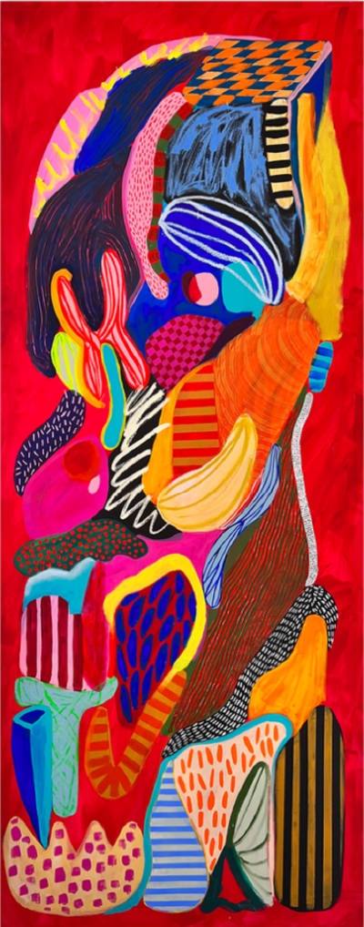 Daniela Marin Tropicalisimo Abstract painting 2023