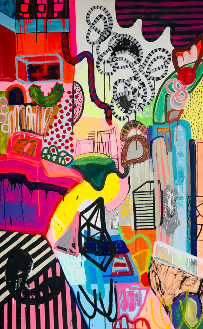 Daniela Marin Vista I Abstract painting 2023