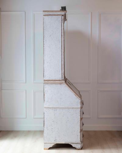 Danish 18th Century Rococo Secretary c 1760