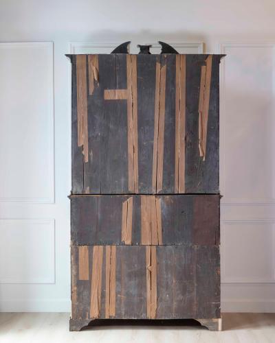 Danish 18th Century Rococo Secretary c 1760