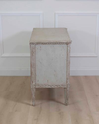 Danish 19th Century Carved Chest of Drawers