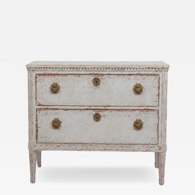Danish 19th Century Carved Chest of Drawers