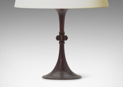 Danish Art Deco Table Lamp in Bronze