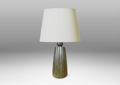 Danish Art Deco Table Lamp in Bronze