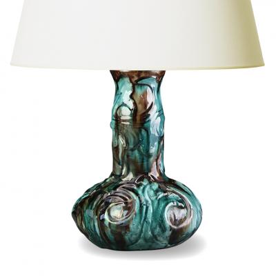 Danish Art Nouveau Table Lamp