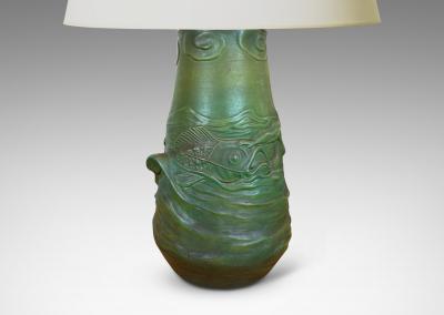 Danish Art Nouveau Table Lamp