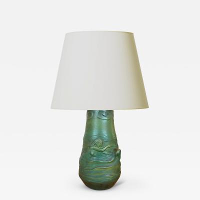 Danish Art Nouveau Table Lamp