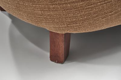 Danish Cabinetmaker Armchair in Light Brown Upholstery Denmark 1940s