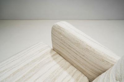 Danish Cabinetmaker Armchair with Stained Beech Legs Denmark ca 1940s