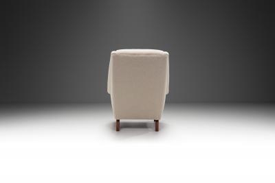 Danish Cabinetmaker Armchair with Teak Base Denmark 1960s