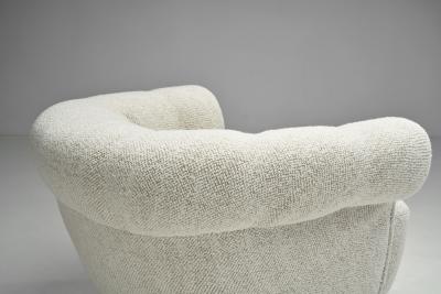 Danish Cabinetmaker Curved Easy Chair Denmark ca 1940s