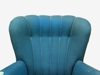 Danish Cabinetmaker Lounge Chair Beech Wool Denmark 1930s