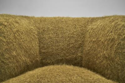 Danish Cabinetmaker Lounge Chair in Wool with Footstool Denmark ca 1940s