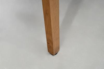 Danish Cabinetmaker Oak and Leather Armchair Denmark Mid 20th Century