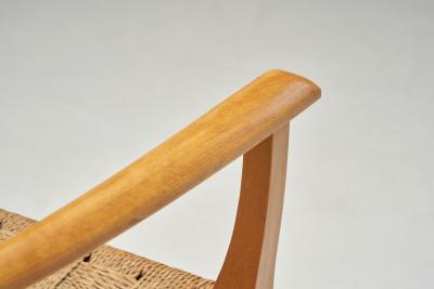 Danish Cabinetmaker Papercord Chair Denmark 20th Century