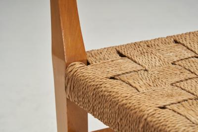 Danish Cabinetmaker Papercord Chair Denmark 20th Century
