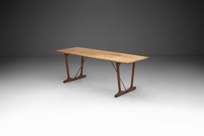 Danish Cabinetmaker Rectangular Exotic Wood Coffee Table Denmark 1960s