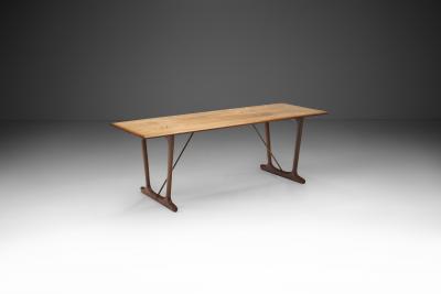 Danish Cabinetmaker Rectangular Exotic Wood Coffee Table Denmark 1960s