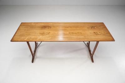 Danish Cabinetmaker Rectangular Exotic Wood Coffee Table Denmark 1960s